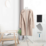 Maxbell Garment Steamer Rack Folding Steamer Hanger Stand for Retail Hotel Cloakroom Gray