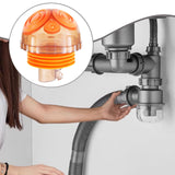 Maxbell Drain Pipe Sealer Easy Install Versatile Connector for Basement Sink Bathtub