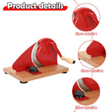 Maxbell Manual Bread Slicer Bread Cutting Machine Serrated Blade Design Bread Cutter