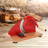 Maxbell Manual Bread Slicer Bread Cutting Machine Serrated Blade Design Bread Cutter