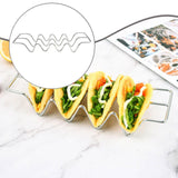 Maxbell Taco Holder Stand Pancake Stand Easy to Clean Stylish for Hotel Party Buffet