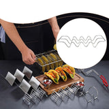 Maxbell Taco Holder Stand Pancake Stand Easy to Clean Stylish for Hotel Party Buffet
