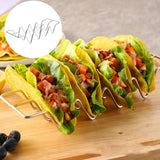 Maxbell Taco Holder Stand Pancake Stand Easy to Clean Stylish for Hotel Party Buffet