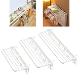 Maxbell Clothes Drying Rack for Balcony Railing Windowsill for Hotel Garage Bathroom 35cm