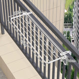Maxbell Clothes Drying Rack for Balcony Railing Windowsill for Hotel Garage Bathroom 55cm
