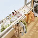 Maxbell Clothes Drying Rack for Balcony Railing Windowsill for Hotel Garage Bathroom 55cm