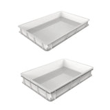 Maxbell Pizza Dough Proofing Box Dough Storage Container for Home Restaurant Kitchen 7.5cm Height