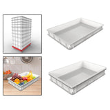 Maxbell Pizza Dough Proofing Box Dough Storage Container for Home Restaurant Kitchen 7.5cm Height