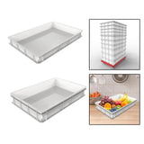 Maxbell Pizza Dough Proofing Box Dough Storage Container for Home Restaurant Kitchen 7.5cm Height