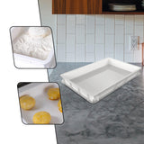 Maxbell Pizza Dough Proofing Box Dough Storage Container for Home Restaurant Kitchen 7.5cm Height