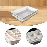 Maxbell Pizza Dough Proofing Box Dough Storage Container for Home Restaurant Kitchen 10cm Height