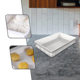 Maxbell Pizza Dough Proofing Box Dough Storage Container for Home Restaurant Kitchen 10cm Height