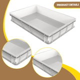 Maxbell Pizza Dough Proofing Box Dough Storage Container for Home Restaurant Kitchen 10cm Height