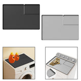 Maxbell Washing Machine Cover Protector Pad AntiSlip Reusable for Dryer Laundry Home Grey
