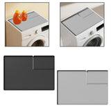 Maxbell Washing Machine Cover Protector Pad AntiSlip Reusable for Dryer Laundry Home Grey