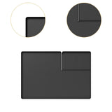 Maxbell Washing Machine Cover Protector Pad AntiSlip Reusable for Dryer Laundry Home Black