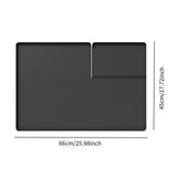 Maxbell Washing Machine Cover Protector Pad AntiSlip Reusable for Dryer Laundry Home Black