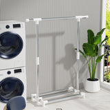 Maxbell Freestanding Clothing Rack with Storage Shelf for Living Room Balcony Retail