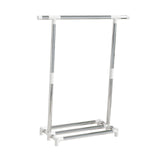 Maxbell Freestanding Clothing Rack with Storage Shelf for Living Room Balcony Retail