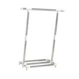 Maxbell Freestanding Clothing Rack with Storage Shelf for Living Room Balcony Retail