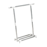Maxbell Freestanding Clothing Rack with Storage Shelf for Living Room Balcony Retail