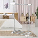 Maxbell Freestanding Clothing Rack with Storage Shelf for Living Room Balcony Retail