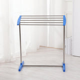 Maxbell Clothes Drying Rack Sturdy Versatile Garment Rack for Dorm Hotel Living Room Blue