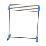 Maxbell Clothes Drying Rack Sturdy Versatile Garment Rack for Dorm Hotel Living Room Blue