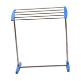 Maxbell Clothes Drying Rack Sturdy Versatile Garment Rack for Dorm Hotel Living Room Blue