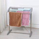 Maxbell Clothes Drying Rack Sturdy Versatile Garment Rack for Dorm Hotel Living Room Gray