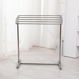 Maxbell Clothes Drying Rack Sturdy Versatile Garment Rack for Dorm Hotel Living Room Gray
