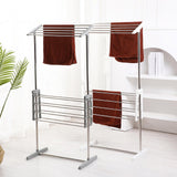 Maxbell Clothes Drying Rack , Hanging Laundry Drying Rack for Dorm Household Balcony Grey