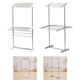 Maxbell Clothes Drying Rack , Hanging Laundry Drying Rack for Dorm Household Balcony Grey