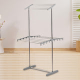 Maxbell Clothes Drying Rack , Hanging Laundry Drying Rack for Dorm Household Balcony Grey