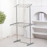 Maxbell Clothes Drying Rack , Hanging Laundry Drying Rack for Dorm Household Balcony Grey
