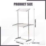 Maxbell Clothes Drying Rack , Hanging Laundry Drying Rack for Dorm Household Balcony Grey