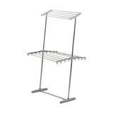 Maxbell Clothes Drying Rack , Hanging Laundry Drying Rack for Dorm Household Balcony Grey