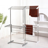 Maxbell Clothes Drying Rack , Hanging Laundry Drying Rack for Dorm Household Balcony Grey