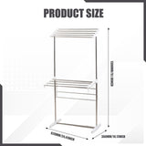 Maxbell Clothes Drying Rack , Hanging Laundry Drying Rack for Dorm Household Balcony White