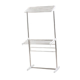 Maxbell Clothes Drying Rack , Hanging Laundry Drying Rack for Dorm Household Balcony White