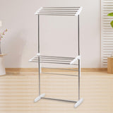 Maxbell Clothes Drying Rack , Hanging Laundry Drying Rack for Dorm Household Balcony White