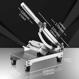 Maxbell Frozen Meat Slicer Easy to Clean Adjustable Meat Cutter for Hot Pot BBQ Home