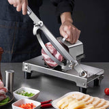 Maxbell Frozen Meat Slicer Easy to Clean Adjustable Meat Cutter for Hot Pot BBQ Home