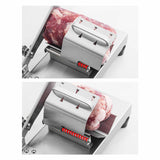 Maxbell Frozen Meat Slicer Easy to Clean Adjustable Meat Cutter for Hot Pot BBQ Home