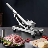 Maxbell Frozen Meat Slicer Easy to Clean Adjustable Meat Cutter for Hot Pot BBQ Home