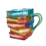 Maxbell Painted Book Mug, Novelty 3D Painted Books Coffee Mug, Unique Stack  Style B