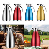 Maxbell Stainless Steel Coffee Carafe Hot Water Dispenser for Lemonade Milk Beverage Silver