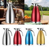 Maxbell Stainless Steel Coffee Carafe Hot Water Dispenser for Lemonade Milk Beverage Silver
