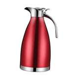 Maxbell Stainless Steel Coffee Carafe Hot Water Dispenser for Lemonade Milk Beverage Red