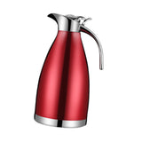 Maxbell Stainless Steel Coffee Carafe Hot Water Dispenser for Lemonade Milk Beverage Red